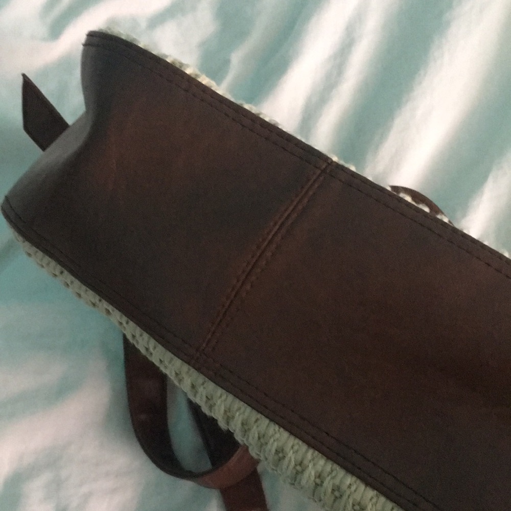 Vintage shoulder bag side bag weaved - Picture 4 of 5